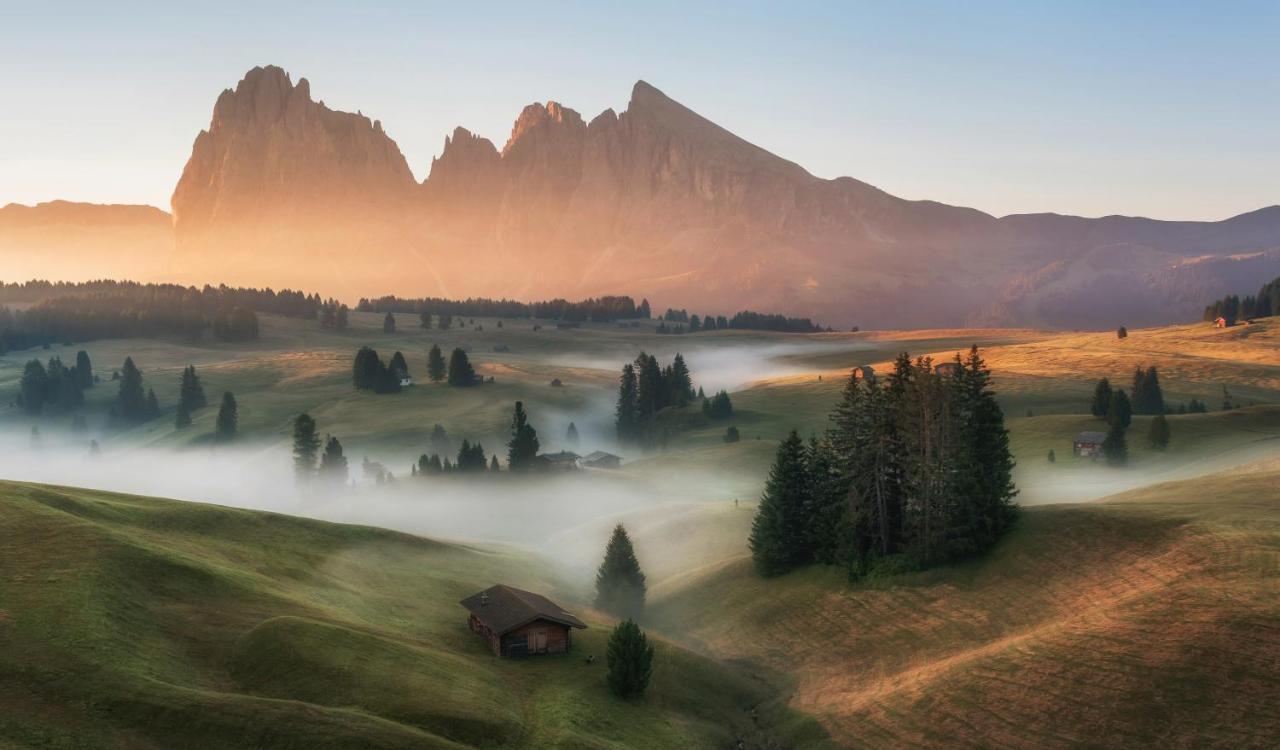 Hotel Goldknopf Alpe Di Siusi Exterior photo