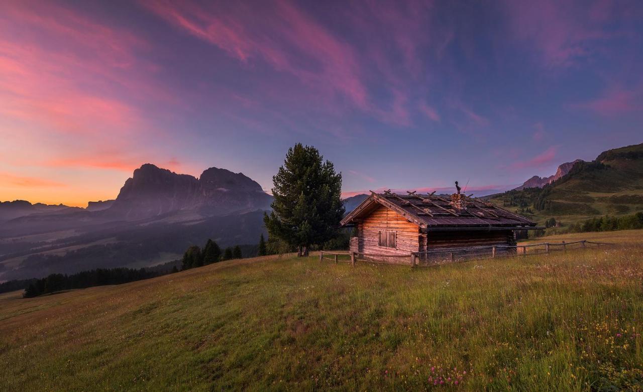 Hotel Goldknopf Alpe Di Siusi Exterior photo